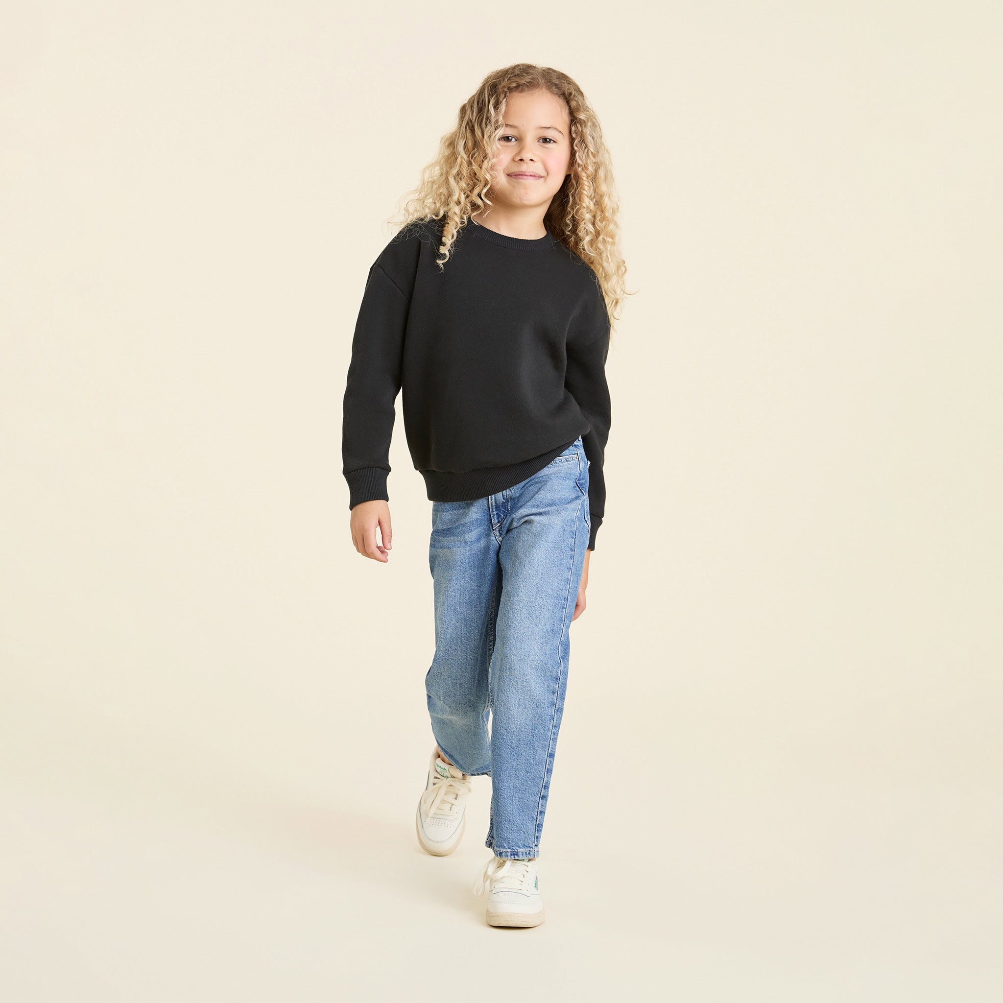 Toddler Crewneck Sweatshirt Black