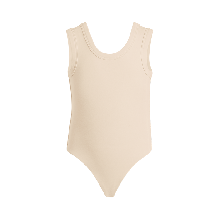 Seamless Scoop Tank Bodysuit | Bone