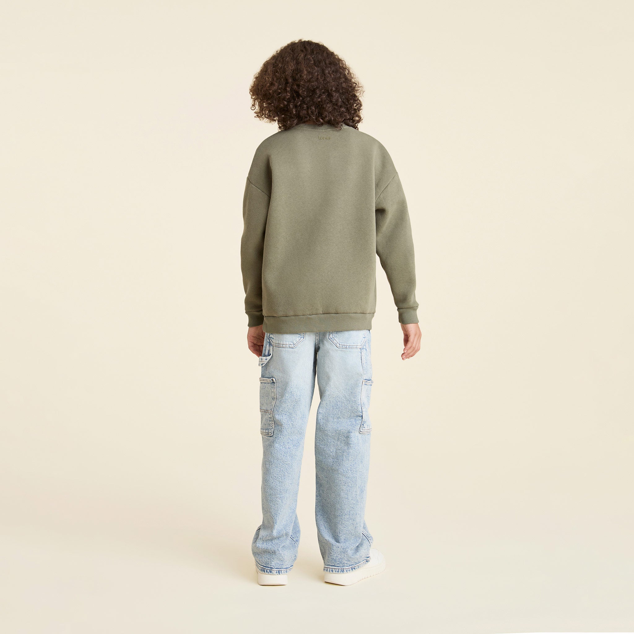 Kids Crewneck Sweatshirt | Olive