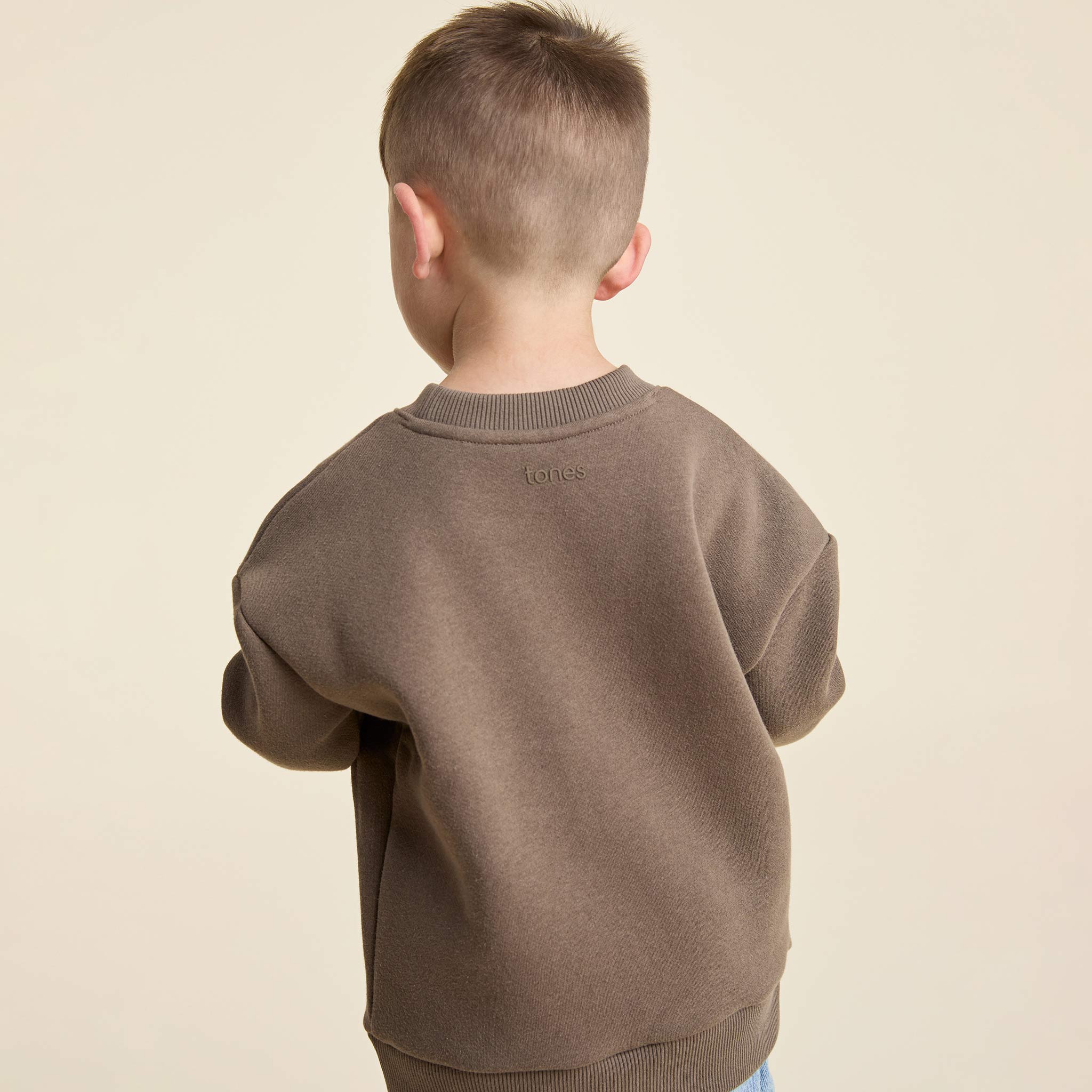 Kids Crewneck Sweatshirt | Mocha