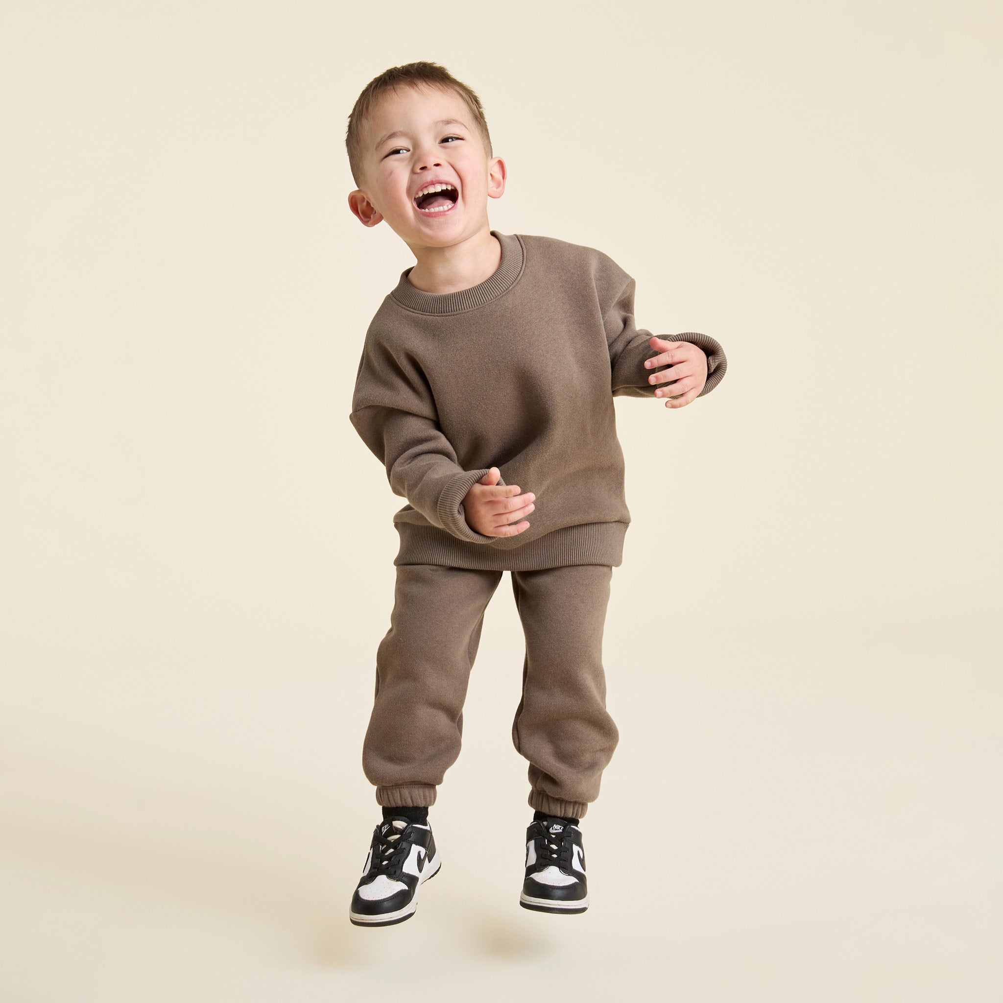 Toddler Crewneck Sweatshirt | Mocha