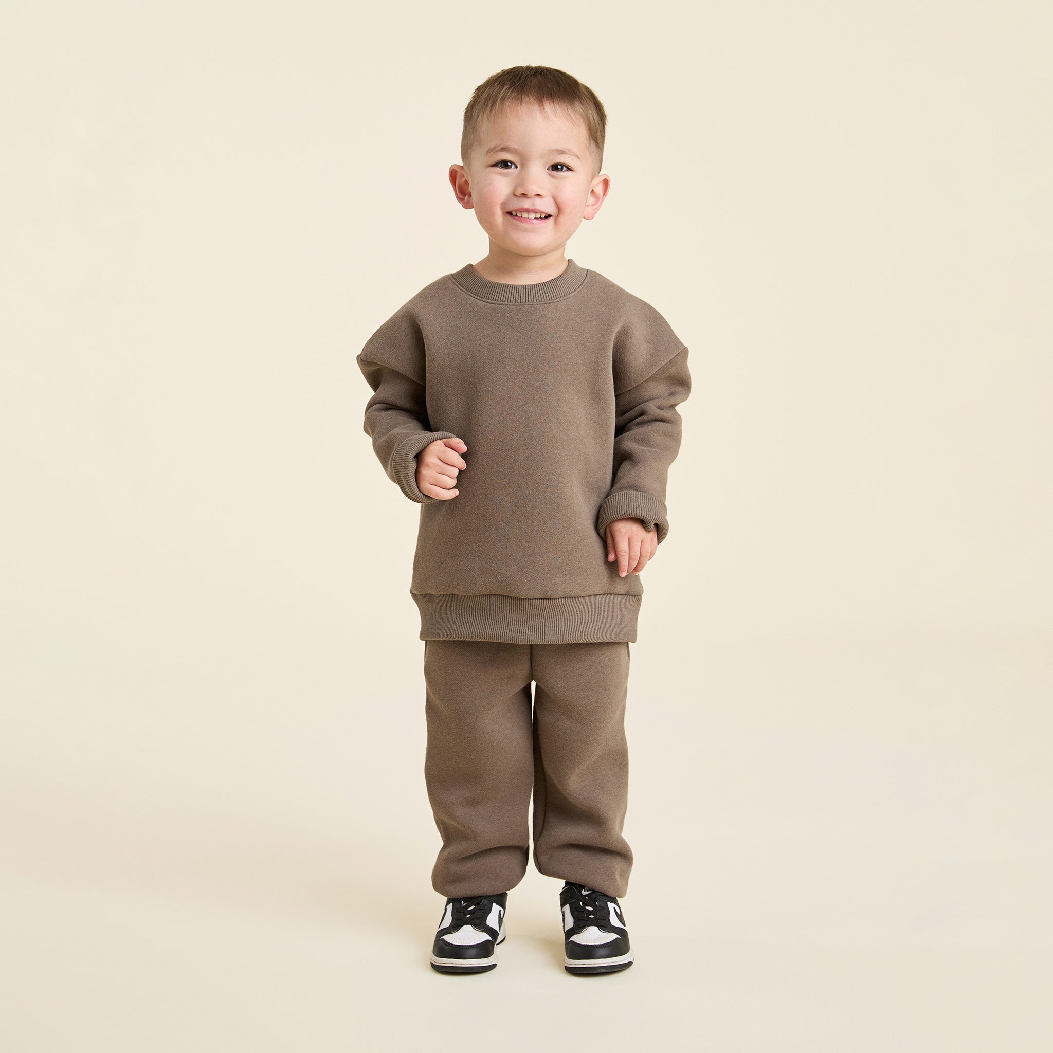 Toddler Crewneck Sweatshirt | Mocha
