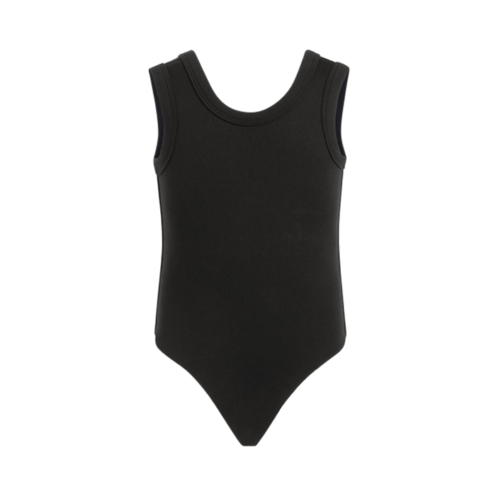 Seamless Scoop Tank Bodysuit | Black