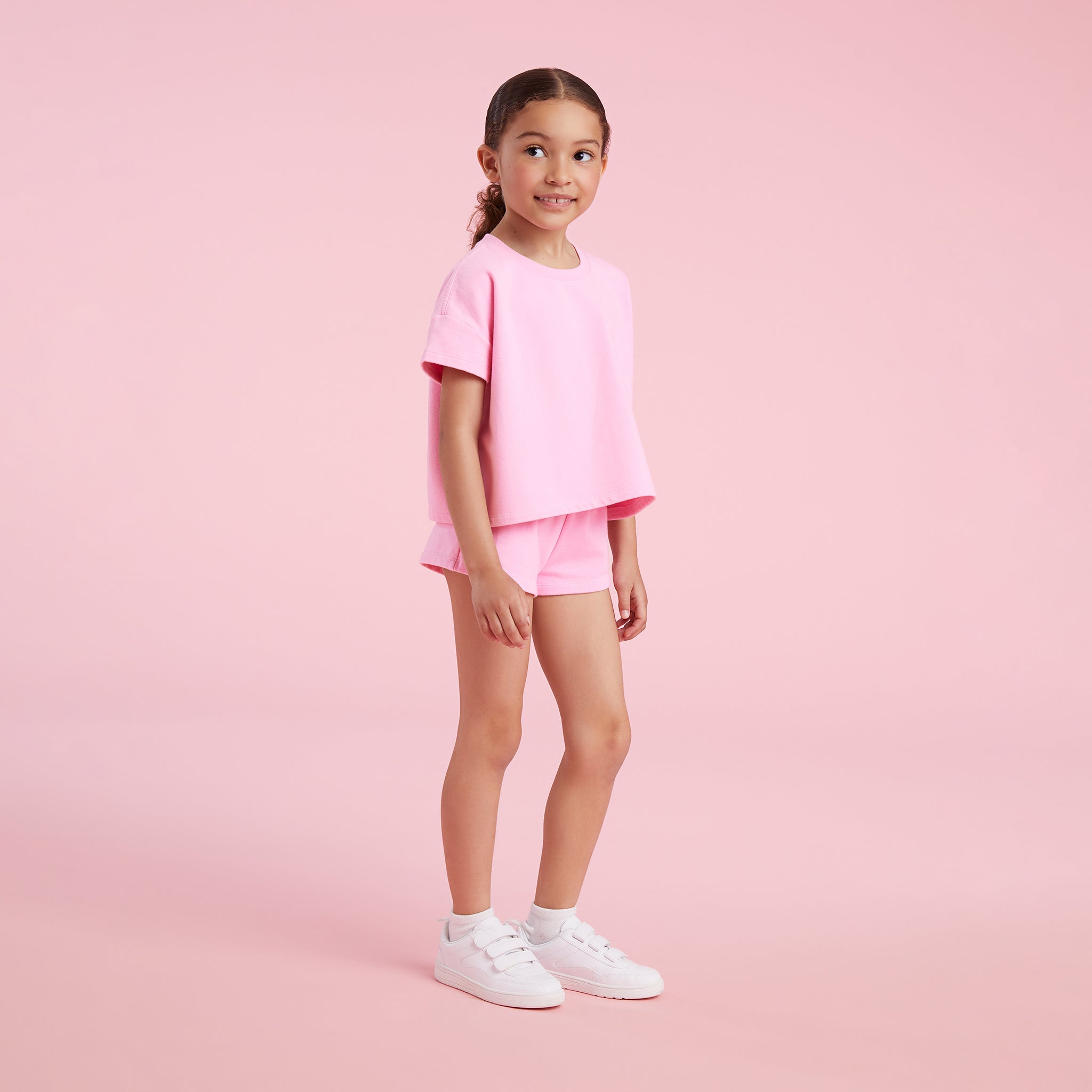 Mini Shorts Set | Bubblegum Pink