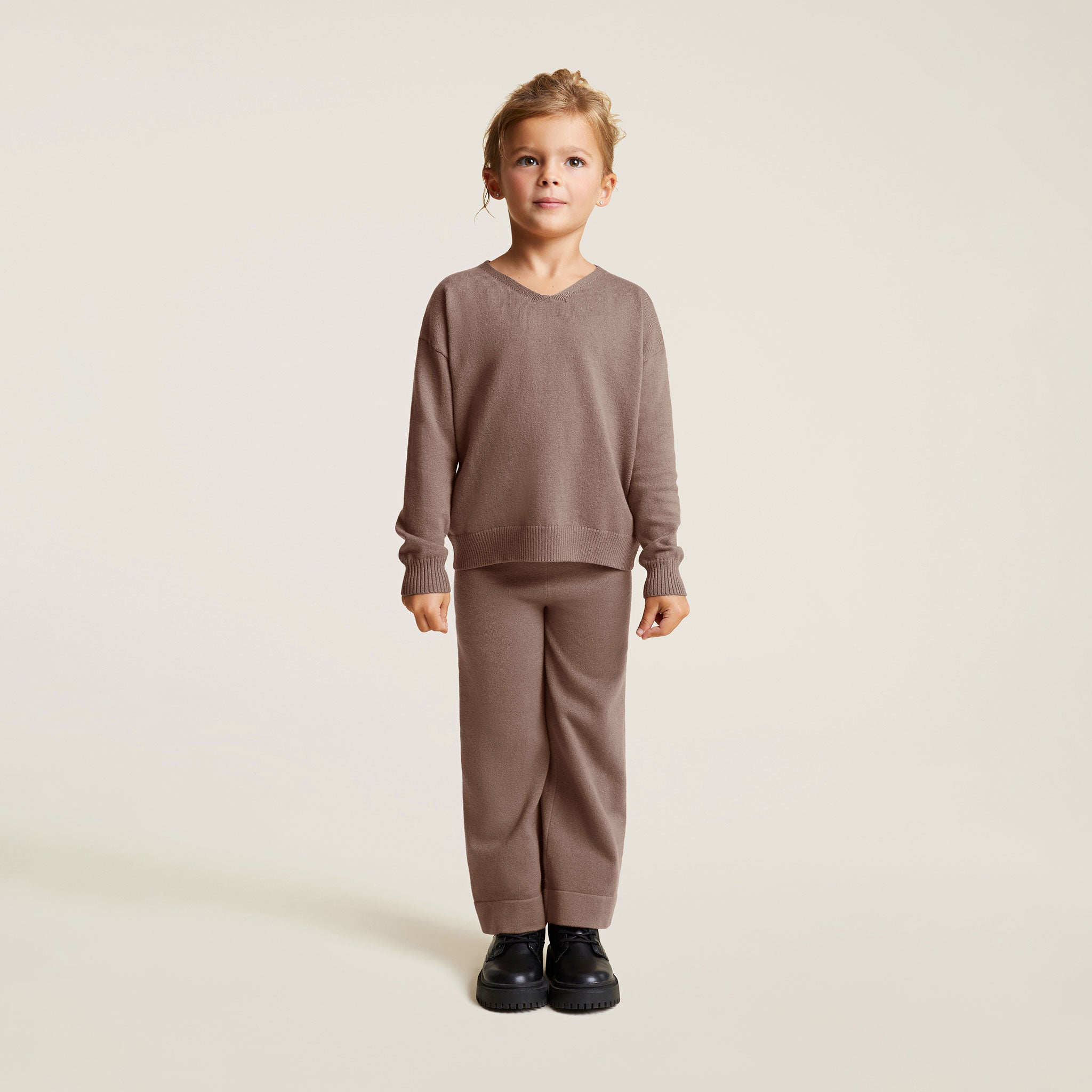 Luxe Knit Wide Leg Pant | Mocha